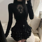 Gothic Two-Piece Skirt Set