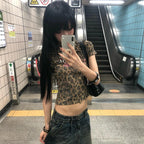 Leopard Print Crop Top