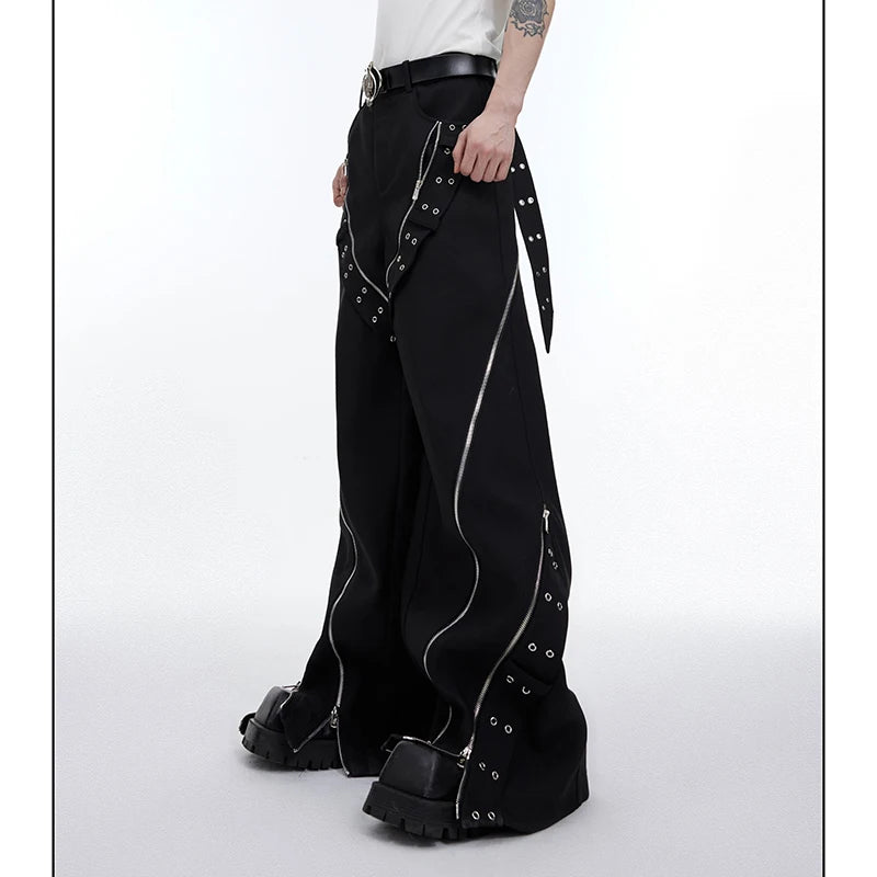 Wide-Leg Flowy Pants