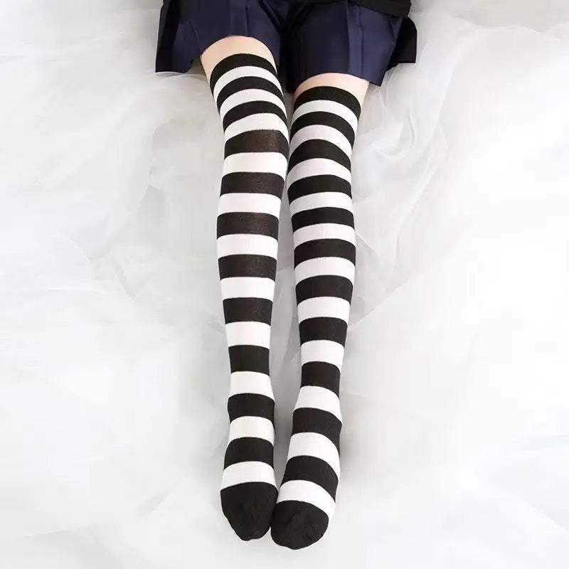 Mismatched Striped Socks