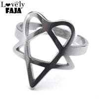Heartagram Ring